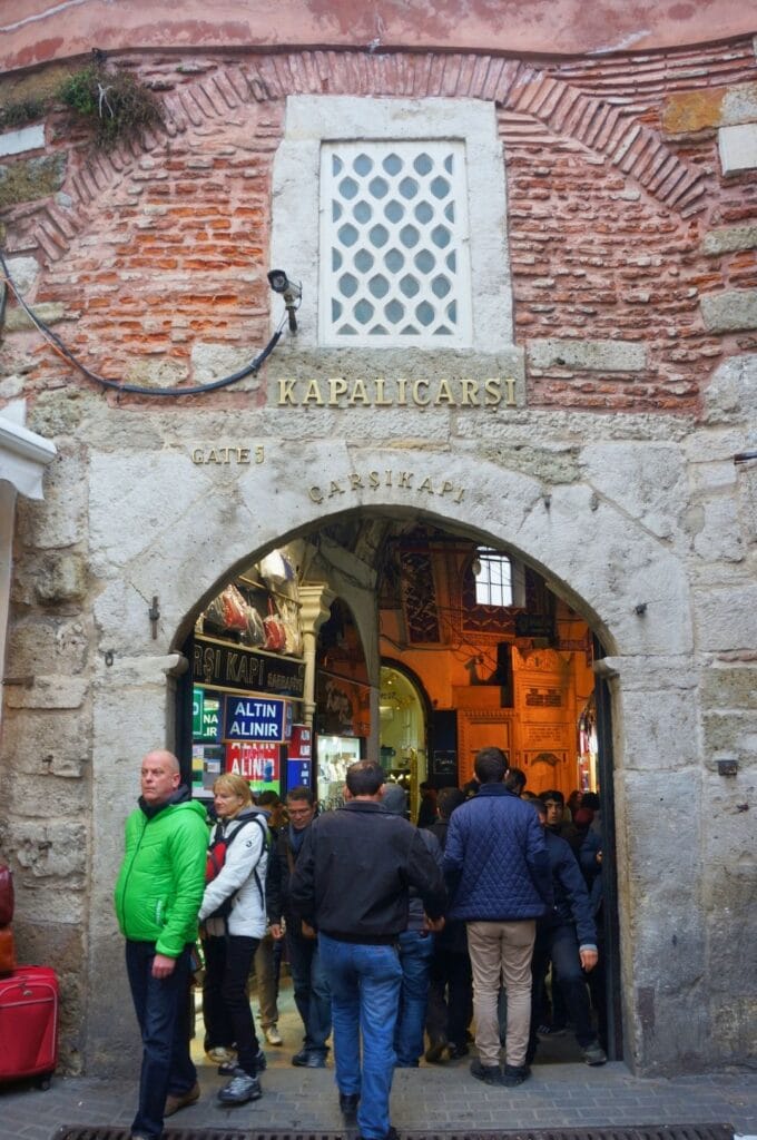entrée du Grand Bazar d'Istanbul
