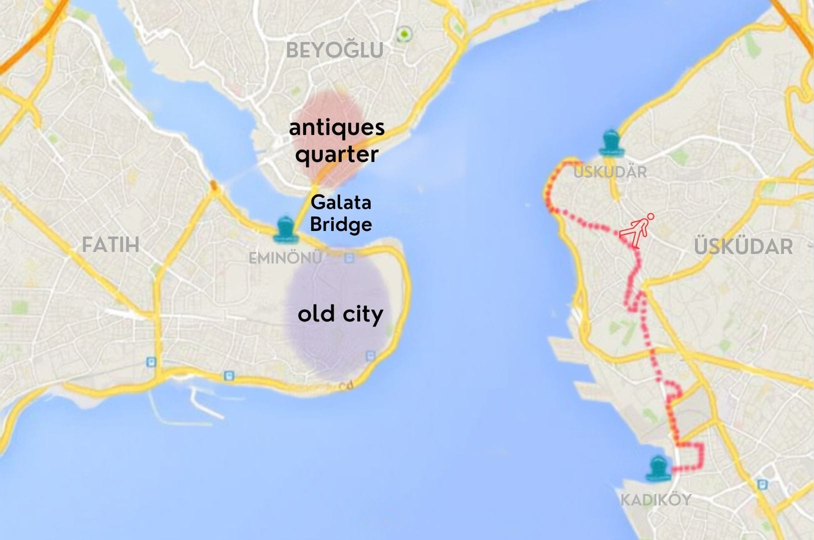 map of Istanbul
