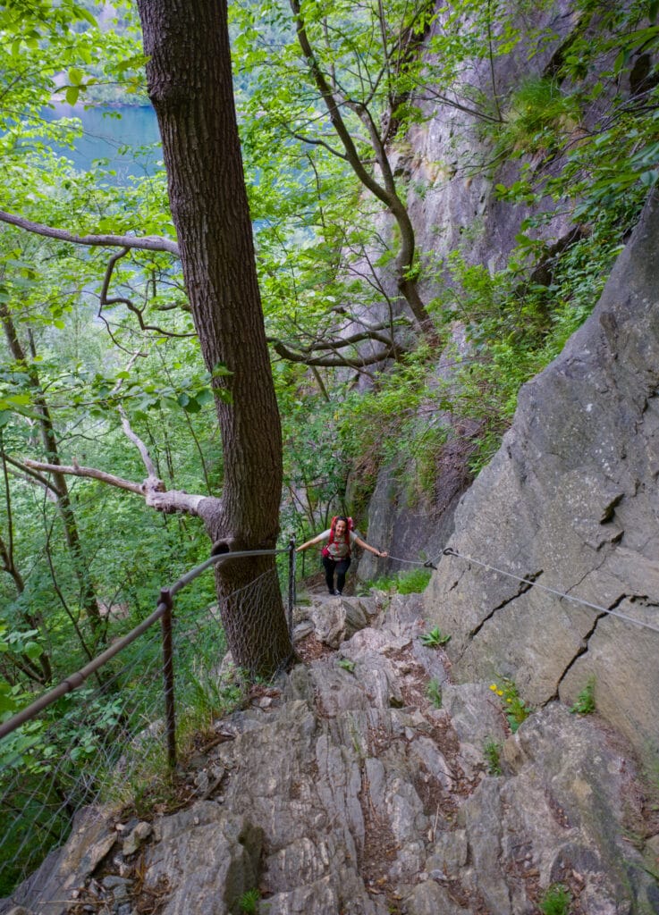 randonnée skagefla escalier
