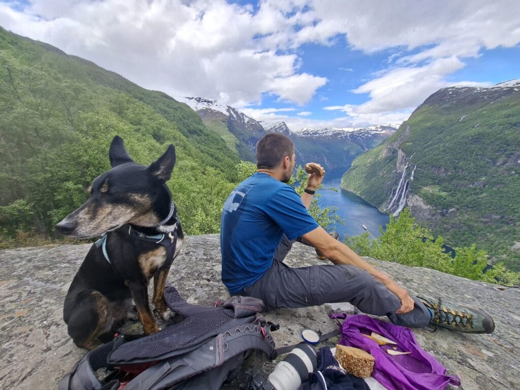 pique-nique geirangerfjord